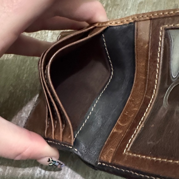 Jack Georges Black Leather Taxi Wallet - Picture 4 of 7